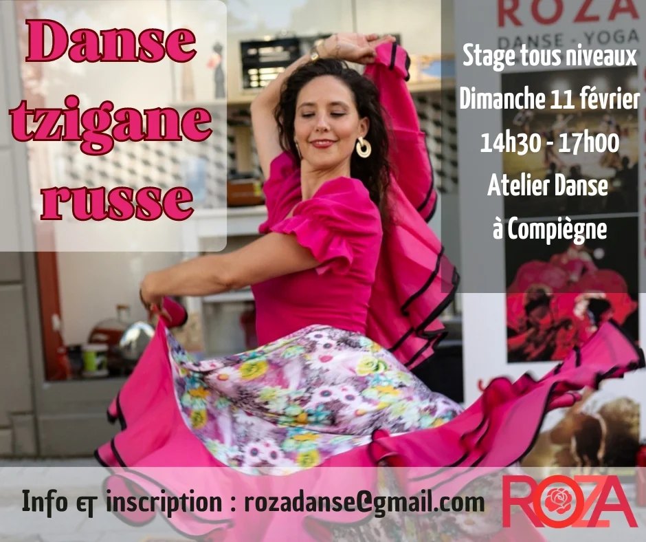 Stage de danse tzigane russe avec Ursula.